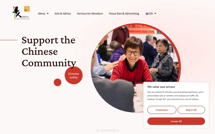Screenshot of ccc.org.uk