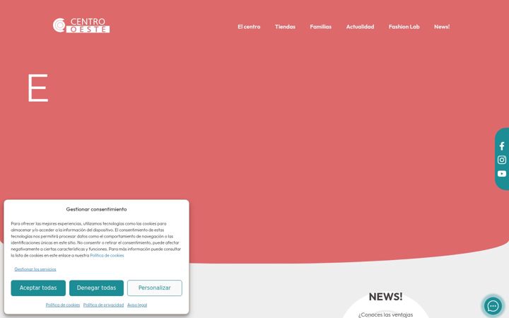 Screenshot of cccentrooeste.es