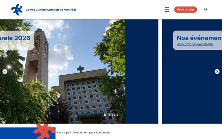 Skärmbild av cccmontreal.org