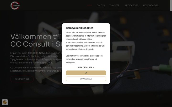 Screenshot of ccconsult.se