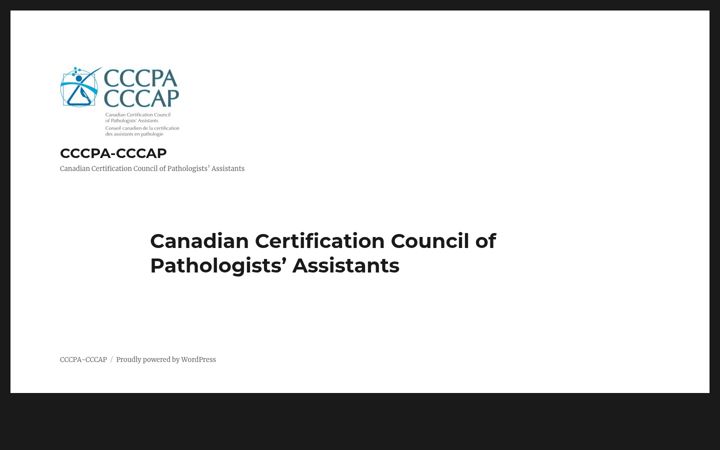 Skärmbild av cccpa-cccap.org