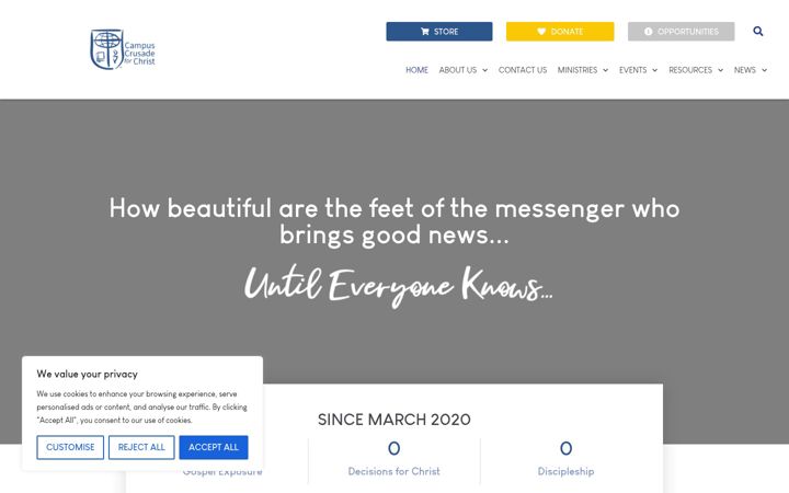 Screenshot ta' cccsa.org.za