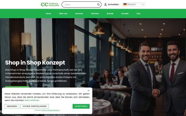 Screenshot von ccculinary.de