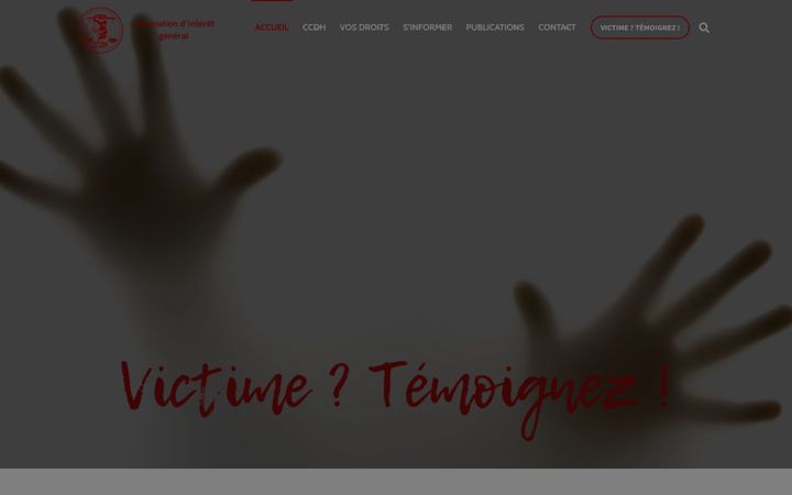 Screenshot of ccdh.fr