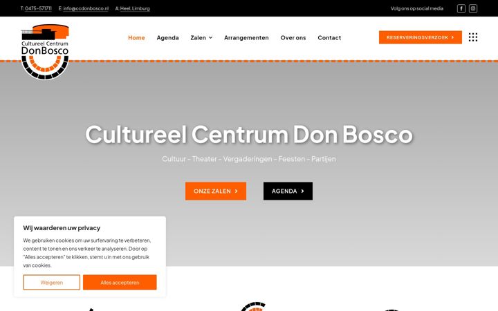 Screenshot of ccdonbosco.nl