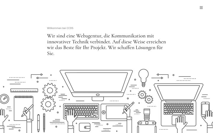 Captură de ecran a ccds-webagentur.de
