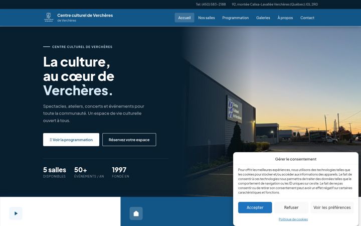 Screenshot of ccdvercheres.ca