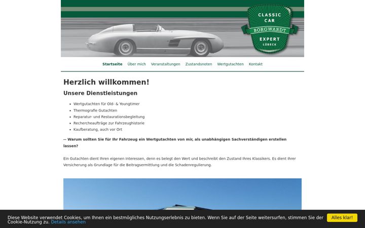 Screenshot of cce-borgwardt.eu