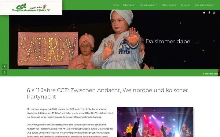 Screenshot of cce-empfershausen.de