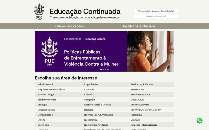 Screenshot van ccec.puc-rio.br