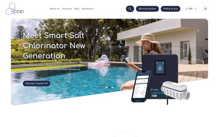 Screenshot of ccei-pool.com
