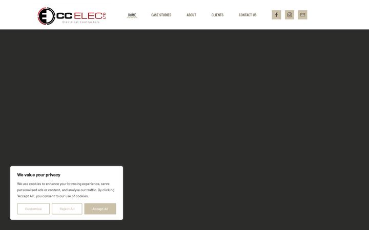 Screenshot of ccelec.co.uk