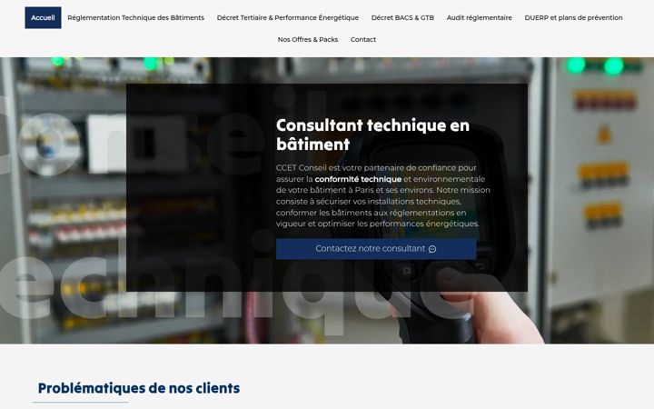 Screenshot of ccetconseil.fr