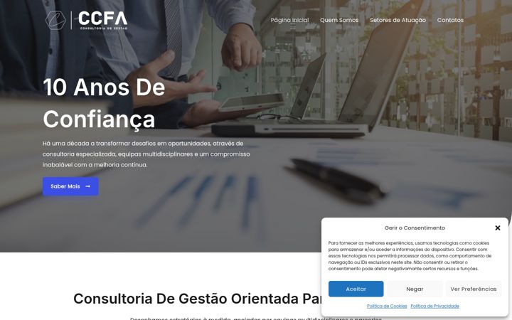 Screenshot του ccfa.pt