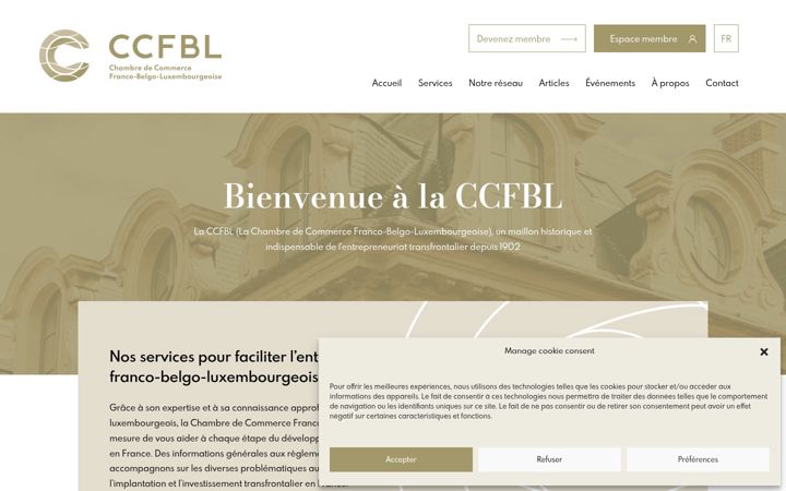 Screenshot of ccfbl.fr