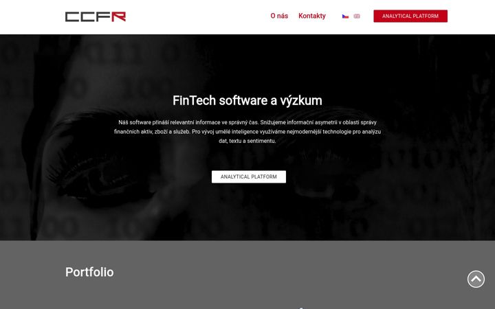 Screenshot ta' ccfr.cz