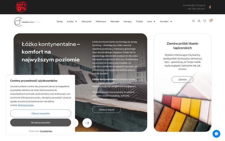 Captură de ecran a ccfshop.pl