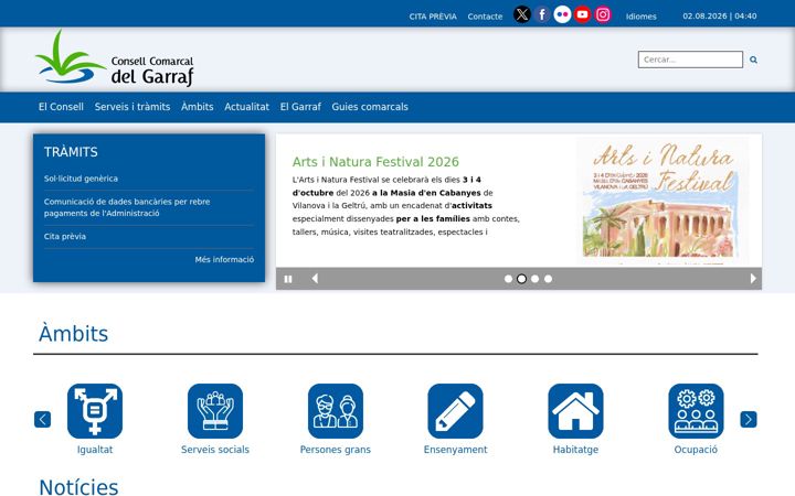 Screenshot of ccgarraf.cat