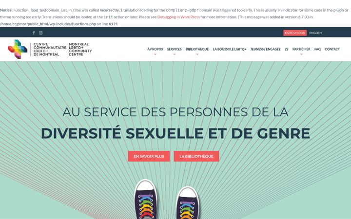 Screenshot ta' ccglm.org