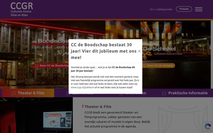 Screenshot of ccgr.nl