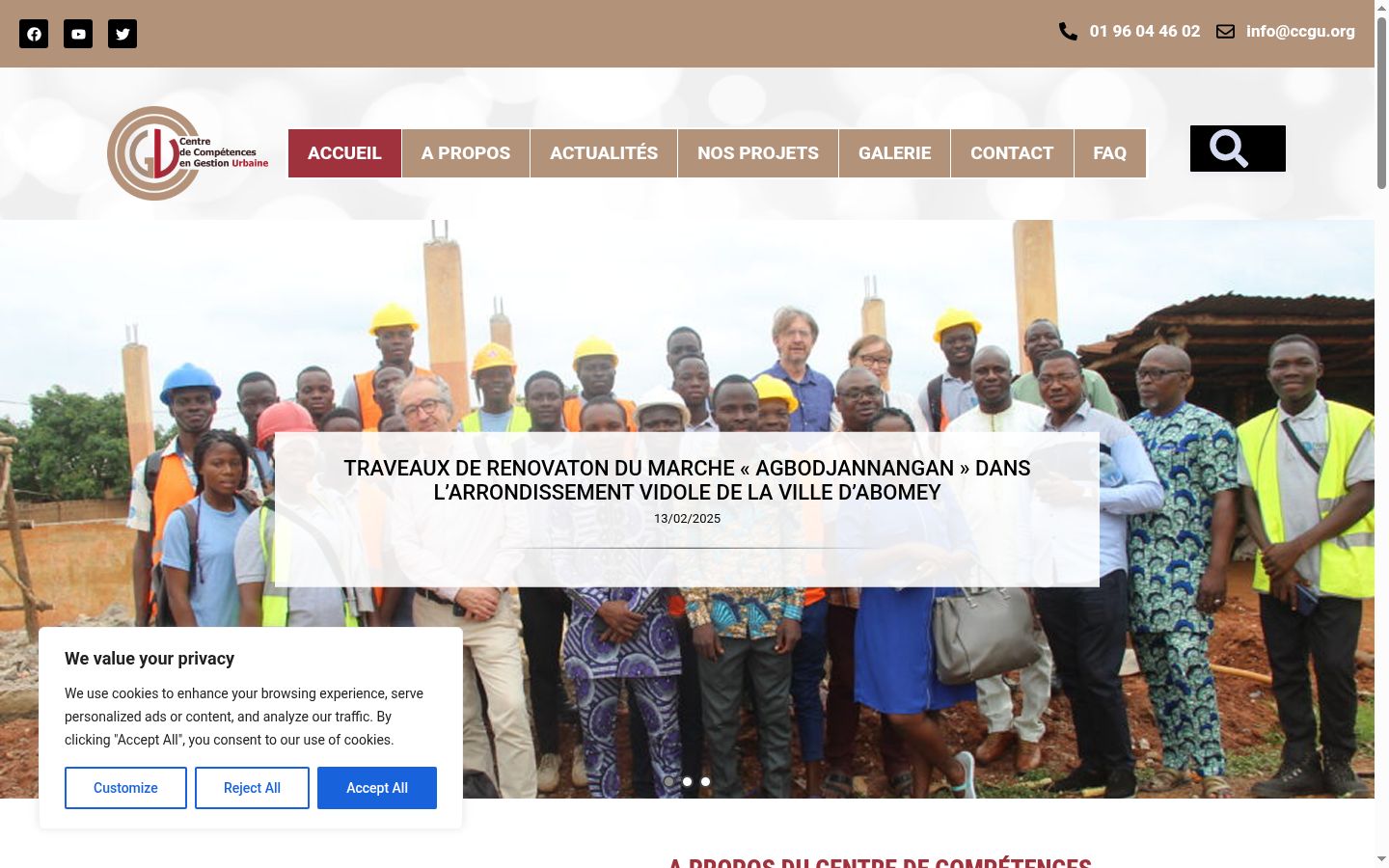 Screenshot tal-banner tal-kunsens muri qabel kwalunkwe interazzjoni