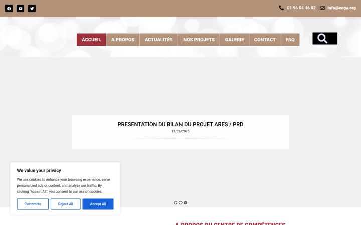 Screenshot ta' ccgu.org
