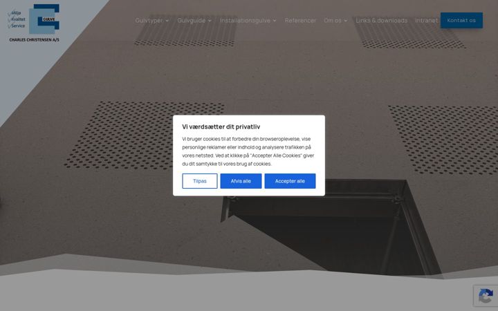 Screenshot of ccgulve.dk