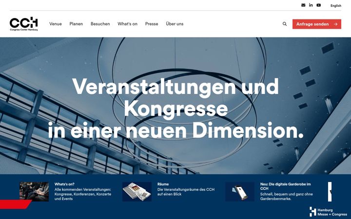 Screenshot of cch.de