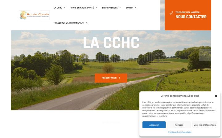 Skærmbillede af cchc.fr