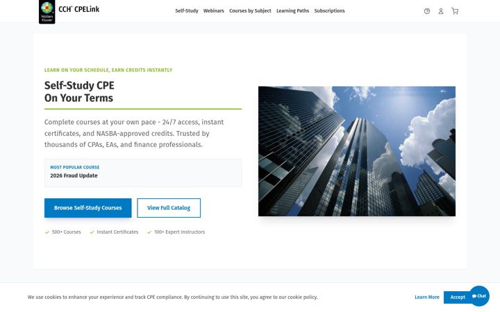 Screenshot of cchcpelink.com