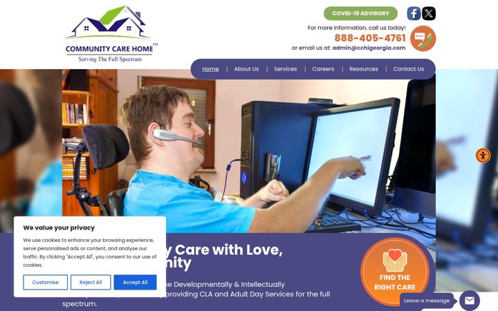 Screenshot of cchigeorgia.com