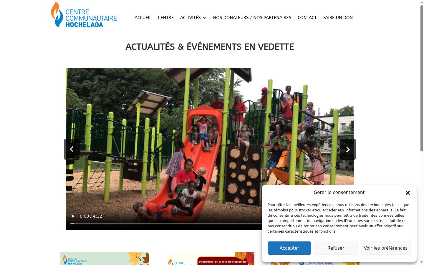 Screenshot tal-banner tal-kunsens muri qabel kwalunkwe interazzjoni