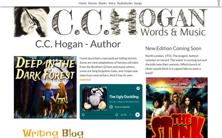 Screenshot of cchogan.com
