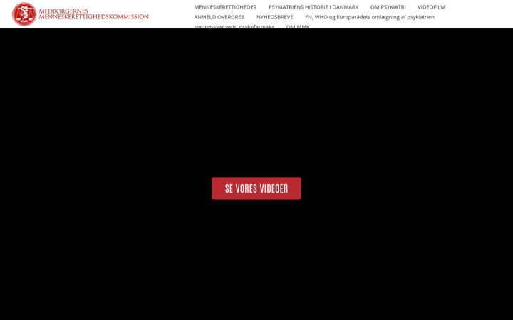 Screenshot of cchr.dk