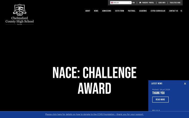 Screenshot di cchs.co.uk