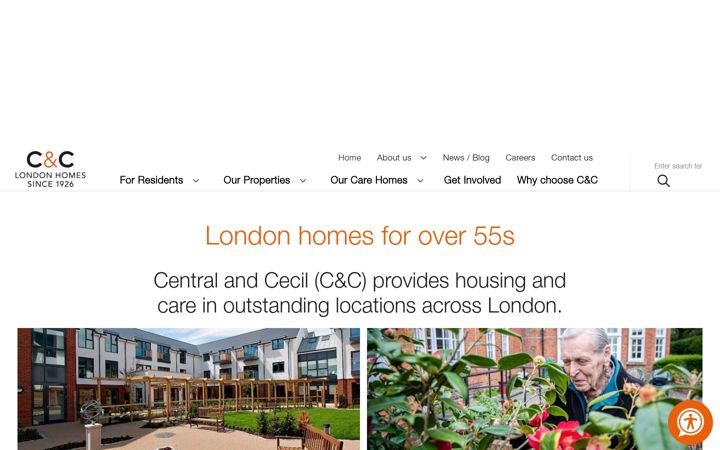 Screenshot of ccht.org.uk