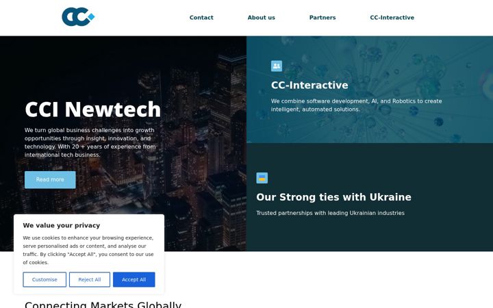 Screenshot of cci-newtech.com