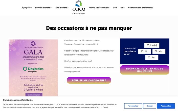Screenshot of ccicq.ca