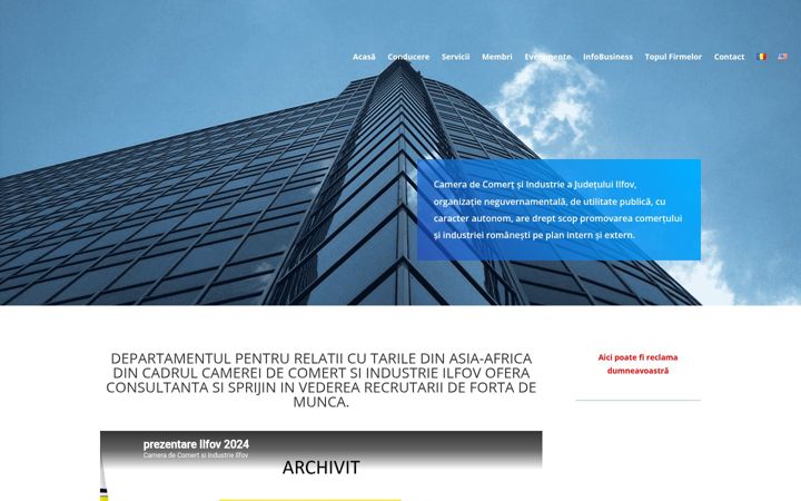 Screenshot of ccilfov.ro