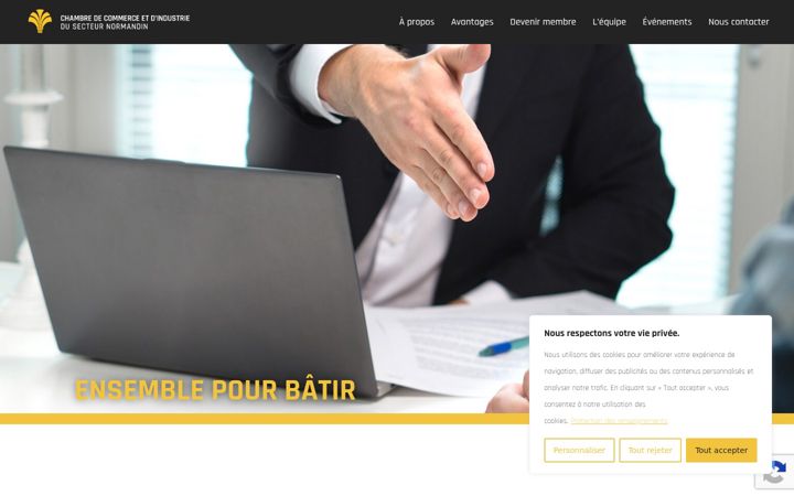 Screenshot of ccinormandin.ca