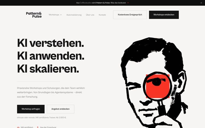 Screenshot stránky ccj-agency.de