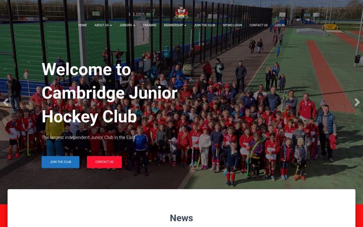 Screenshot of ccjhc.co.uk