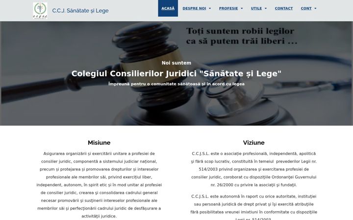Screenshot of ccjsl.ro