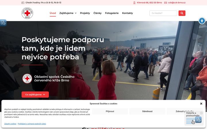 Screenshot ta' cck-brno.cz