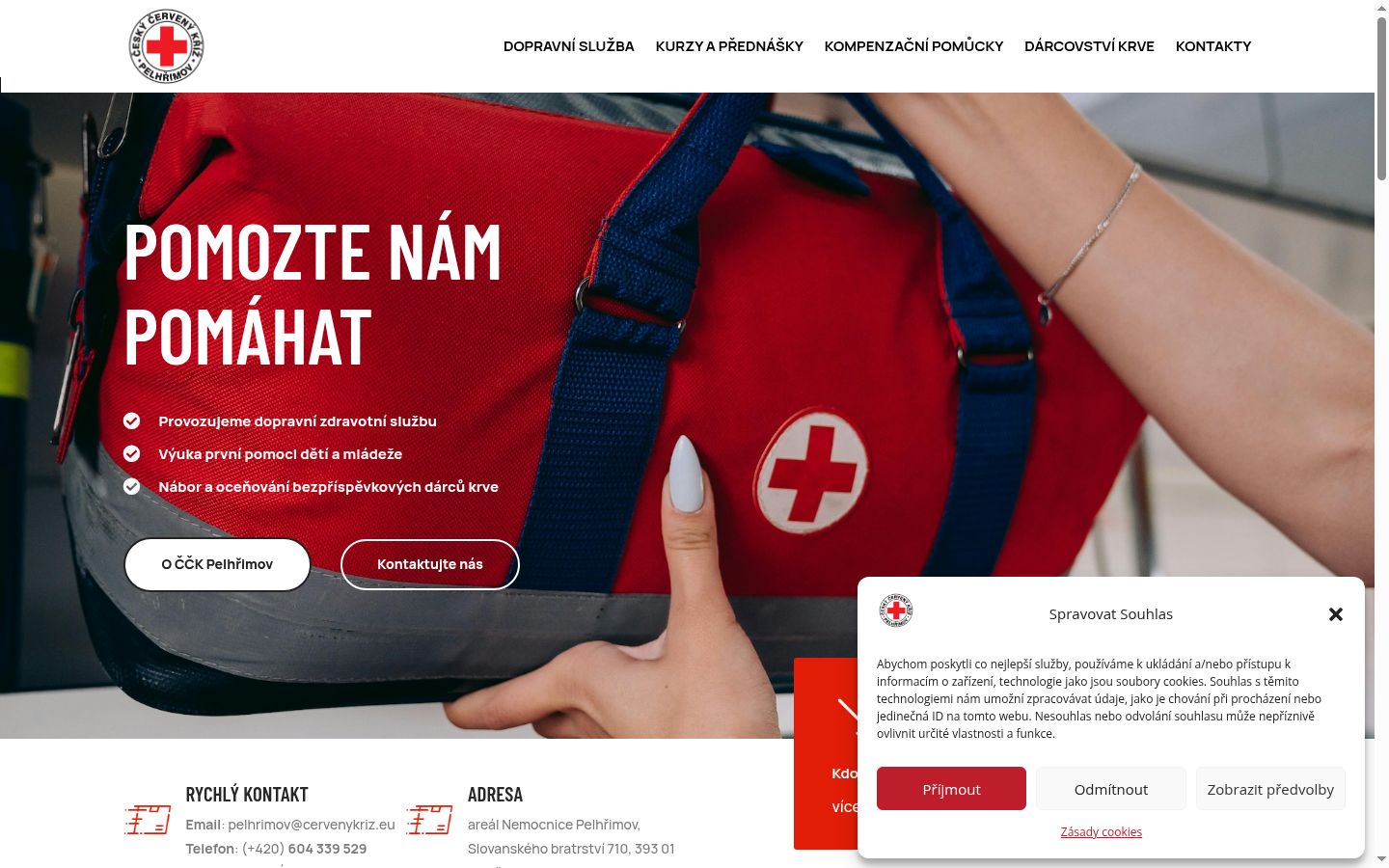 Screenshot des Einwilligungsbanners vor jeglicher Interaktion
