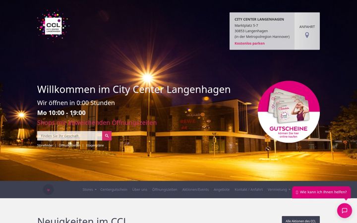 Képernyőkép: ccl-langenhagen.de
