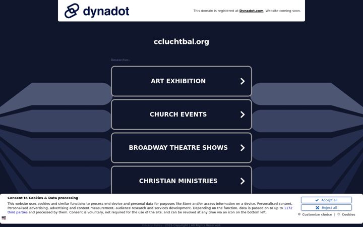 Screenshot of ccluchtbal.org