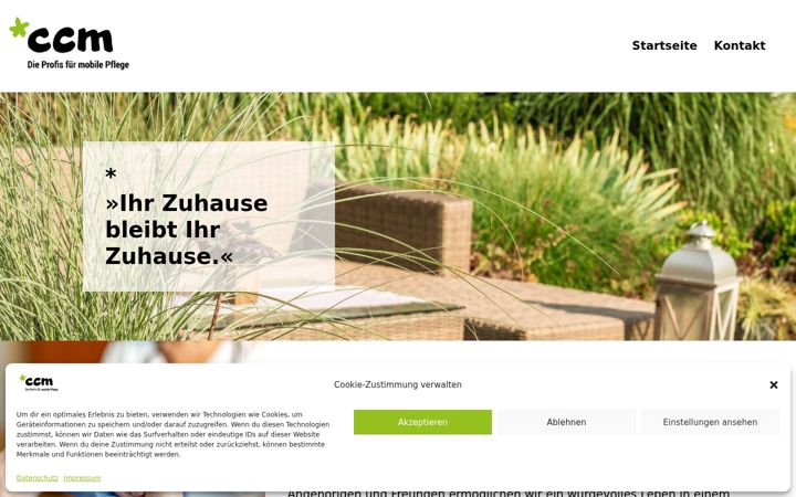 Screenshot of ccm-group.de