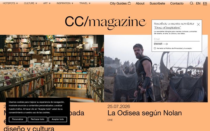 Screenshot of ccmagazine.es