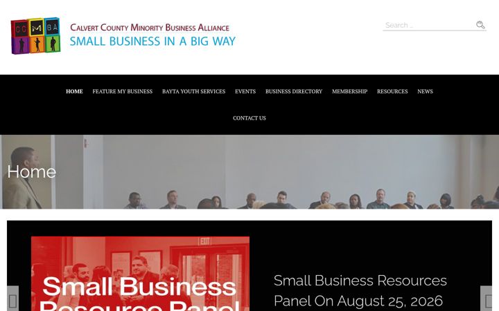 Screenshot of ccmba.org